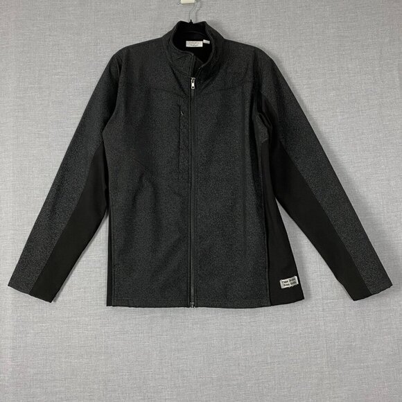 Landway Jacket Soft Shell Fleece Lining Zip Up Sz XL Cape Breton NS patch - Picture 1 of 11